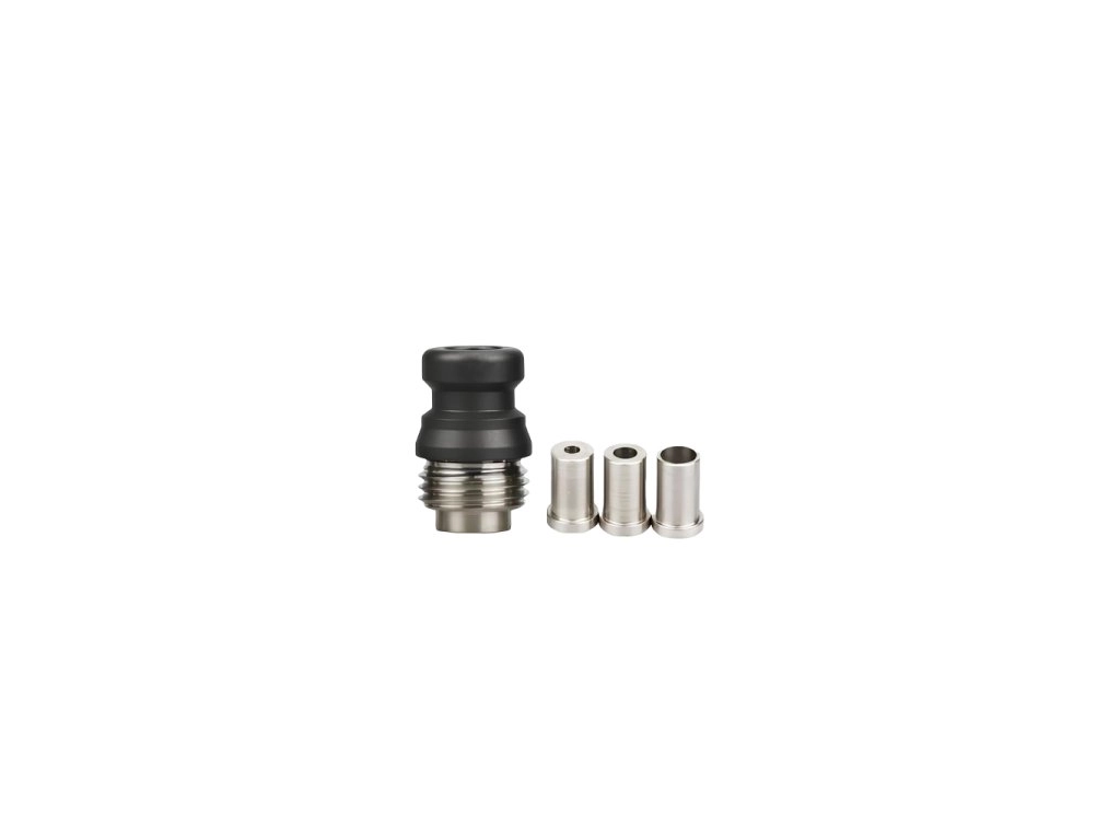 Boro Drip Tip s vyměnitelnými AFC redukcemi – Silver
