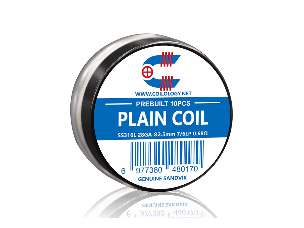 Coilology Plain Coil SS316L 28GA - 0,68ohm/10ks