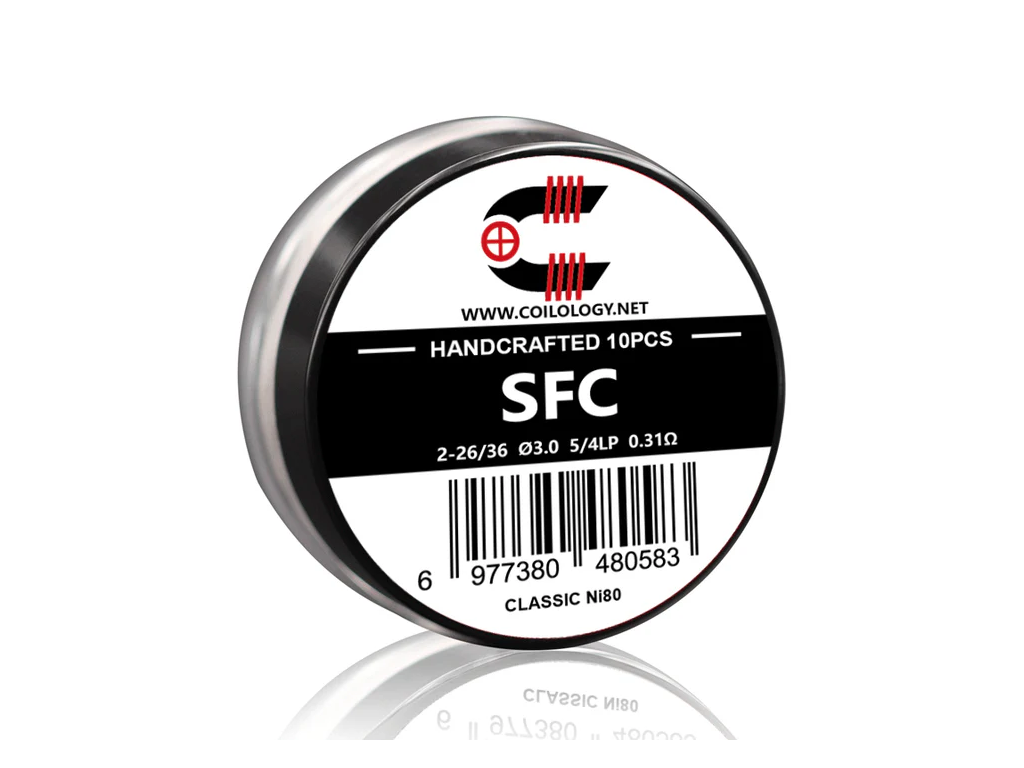 Coilology předmotané spirálky pro DL Staggered Fused Clapton Ni80 0,31 ohm, 10ks