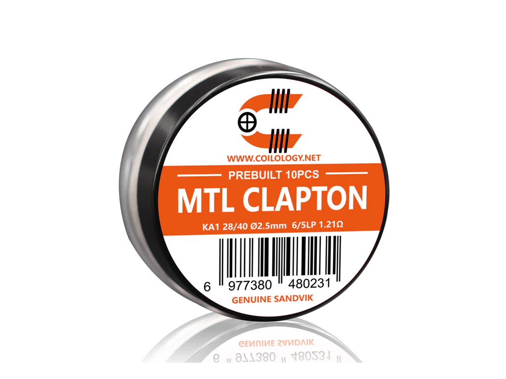 Coilology předmotané spirálky pro MTL Clapton KA1 - 1,21ohm, 10ks