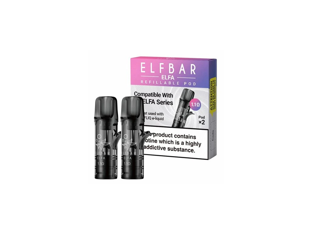 Elf Bar ELFA POD náhradní plnitelná cartridge - 2ks