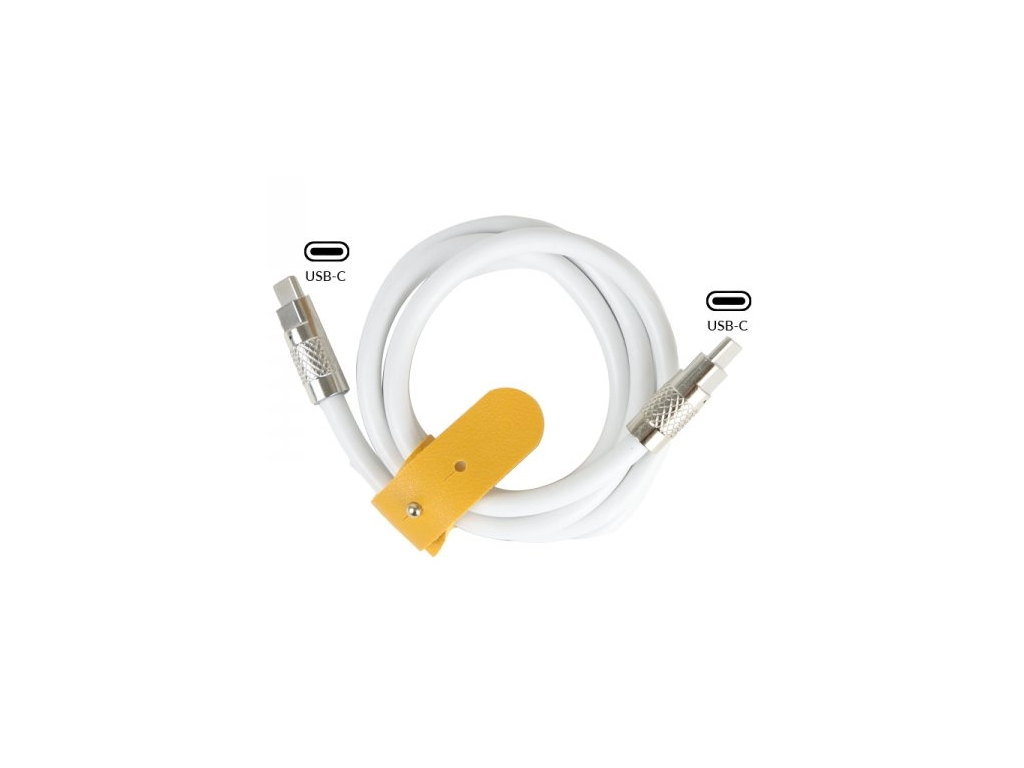 Kabel USB-C Fast Charge 60W 1m s kovovými koncovkami