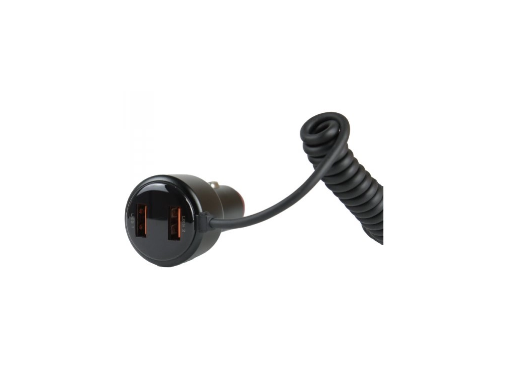 Nabíječka do auta 3 v 1 - Lightning, Micro USB, USB-C