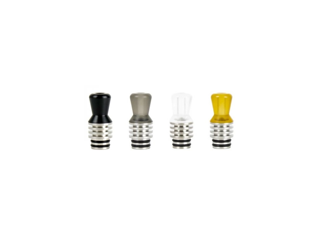 ReeWape ultemový drip tip 510 Straight Concave RS338 – Černá