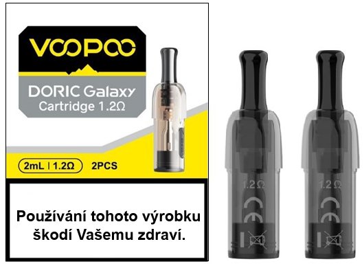 VOOPOO DORIC Galaxy cartridge 1,2 Ω 2 ml balení 2 ks