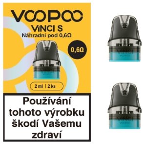 VOOPOO VINCI S cartridge 0,6 Ω 2 ml balení 2 ks