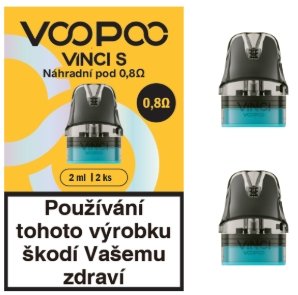 VOOPOO VINCI S cartridge 0,8 Ω 2 ml balení 2 ks