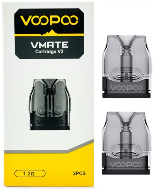 VOOPOO VMATE V2 cartridge 1,2 Ω 2 ml balení 2 ks