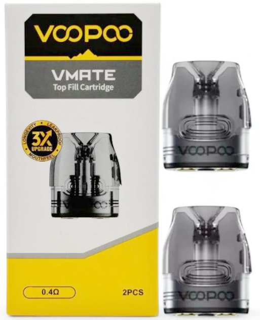 VOOPOO VMATE TOP FILL cartridge 0,4 Ω 2 ml balení 2 ks