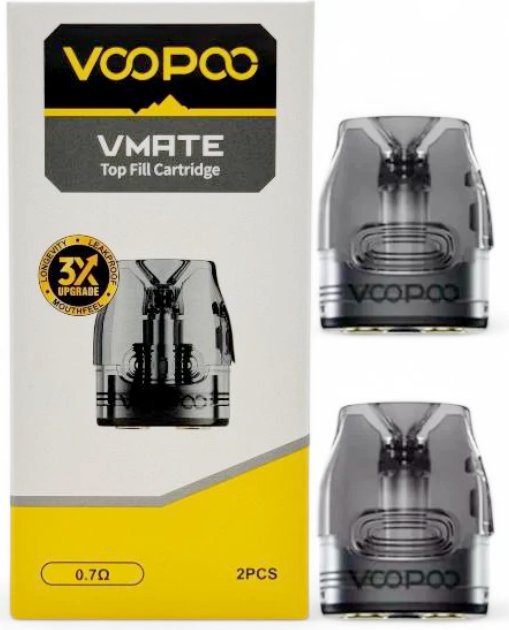 VOOPOO VMATE TOP FILL cartridge 0,7 Ω 2 ml balení 2 ks