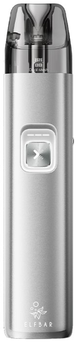 Elf Bar ELFX 2 elektronická cigareta 1700 mAh Titanium Silver