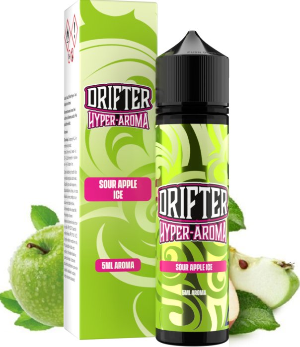 Příchuť Drifter Hyper S&V 5 ml Sour Apple Ice