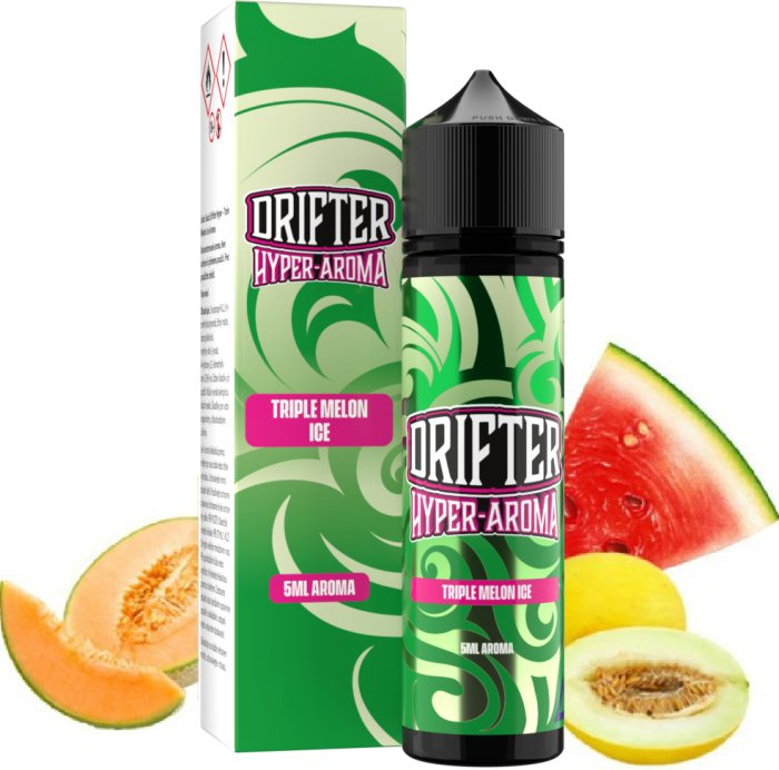 Příchuť Drifter Hyper S&V 5 ml Triple Melon Ice