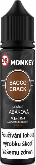 Příchuť MONKEY liquid Shake and Vape Bacco Crack 10 ml