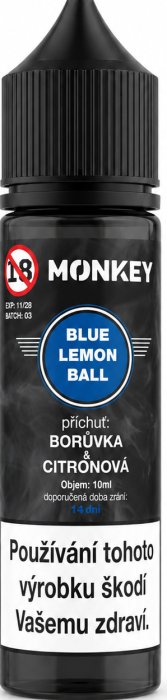 Příchuť MONKEY liquid Shake and Vape Blue Lemon Ball 10 ml