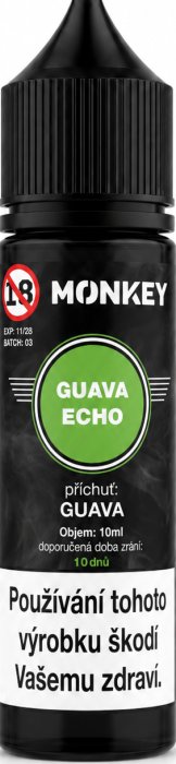 Příchuť MONKEY liquid Shake and Vape Guava ECHO 10 ml