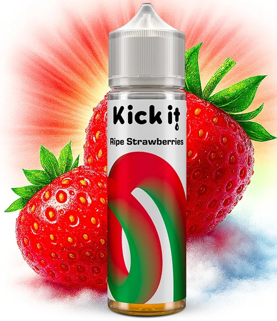 Příchuť KickIt S&V 10 ml Ripe Strawberries