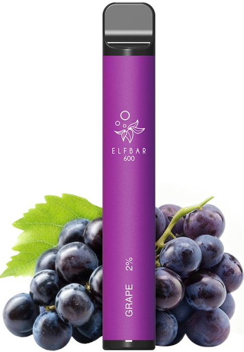 Elf Bar 600 elektronická cigareta 20 mg Grape