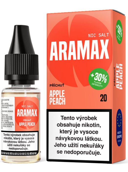 Liquid Aramax SALT Apple Peach 10 ml - 20 mg