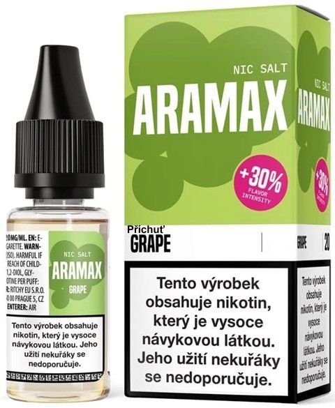 Liquid Aramax SALT Grape 10 ml - 20 mg