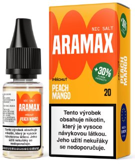 Liquid Aramax SALT Peach Mango 10 ml - 10 mg