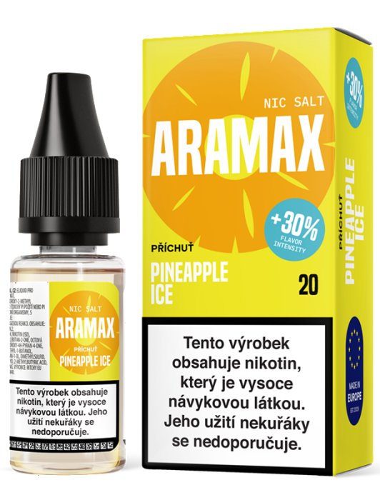 Liquid Aramax SALT Pineapple Ice 10 ml - 20 mg