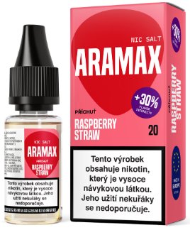 Liquid Aramax SALT Raspberry Straw 10 ml - 10 mg