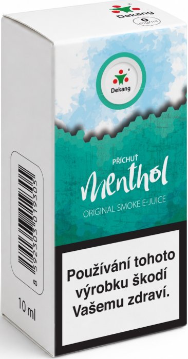 Liquid Dekang Menthol 10 ml - 0 mg (Mentol)
