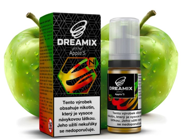 Liquid Dreamix SALT Jablko (Apple'S) 10 ml - 10 mg