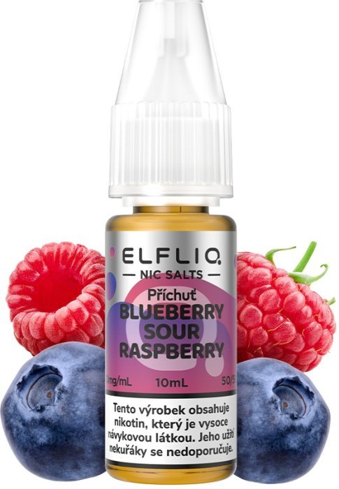 Liquid ELFLIQ Nic SALT Blueberry Sour Raspberry 10 ml - 10 mg