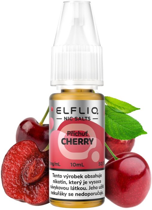 Liquid ELFLIQ Nic SALT Cherry 10 ml - 10 mg