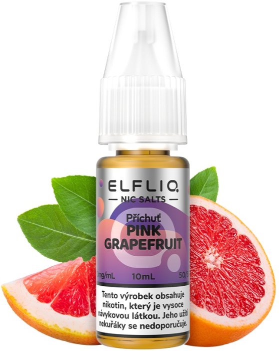 Liquid ELFLIQ Nic SALT Pink Grapefruit 10 ml - 10 mg