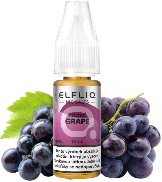 Liquid ELFLIQ Nic SALT Grape 10 ml - 20 mg