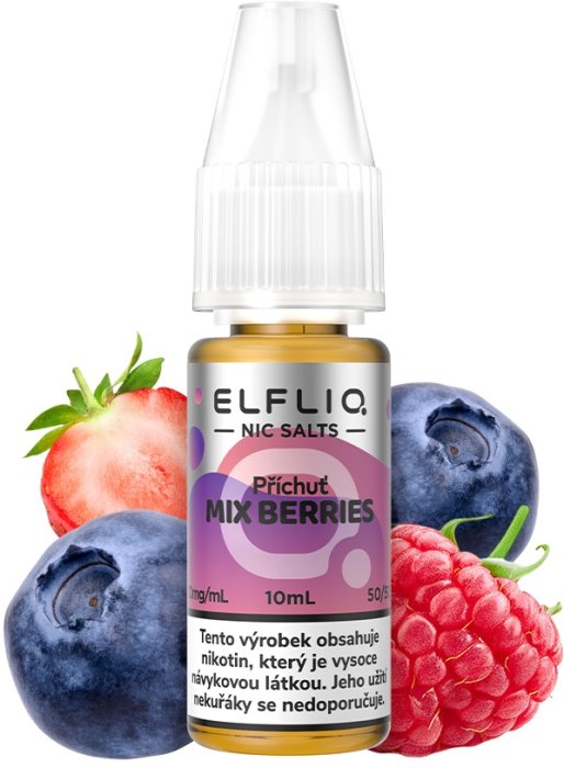 Liquid ELFLIQ Nic SALT Mixed Berries 10 ml - 20 mg