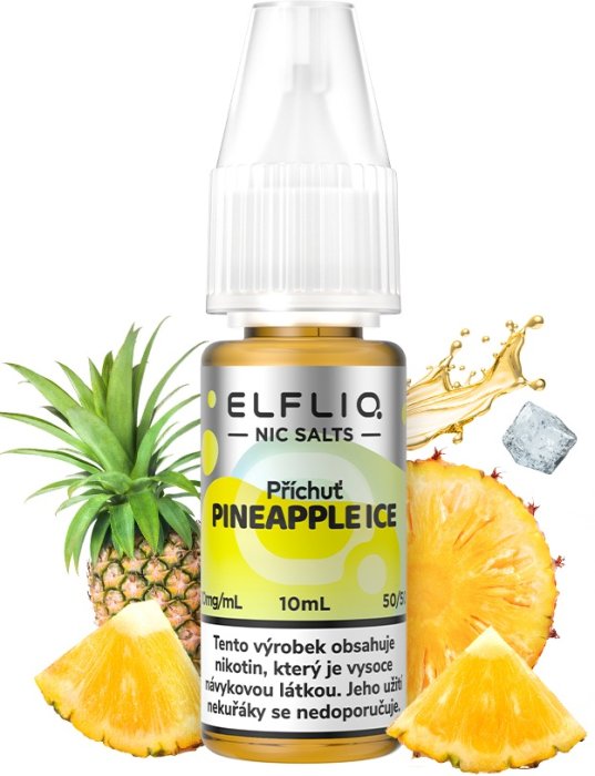 Liquid ELFLIQ Nic SALT Pineapple Ice 10 ml - 20 mg