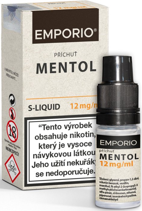 Liquid EMPORIO SALT Mentol 10 ml - 12 mg