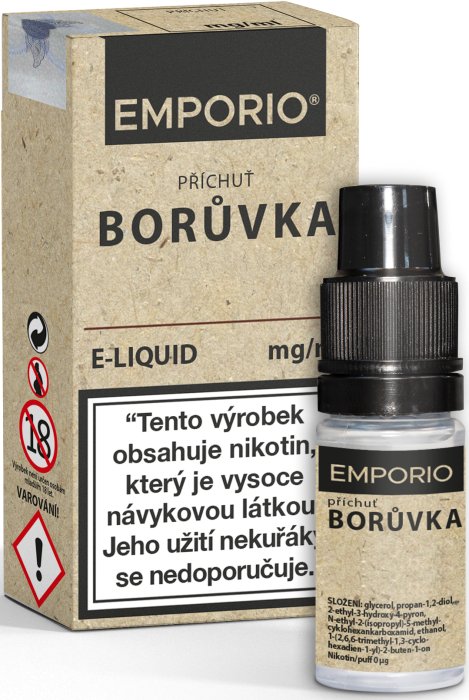 Liquid EMPORIO Borůvka 10 ml - 9 mg