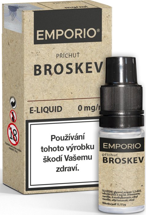 Liquid EMPORIO Broskev 10 ml - 0 mg
