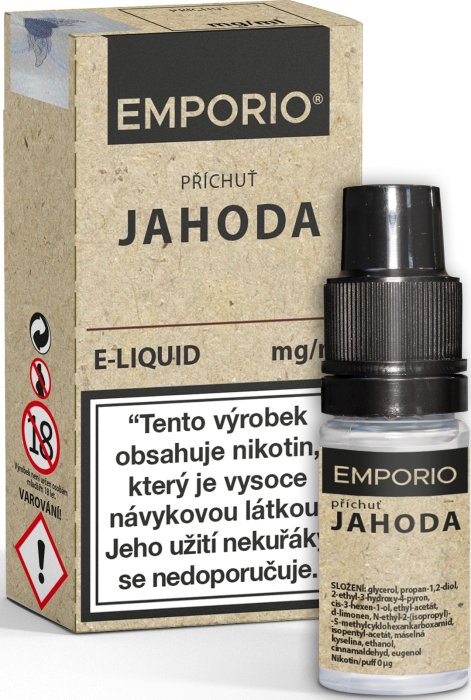 Liquid EMPORIO Jahoda 10 ml - 9 mg