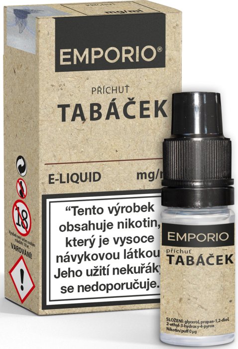 Liquid EMPORIO Tabáček 10 ml - 3 mg