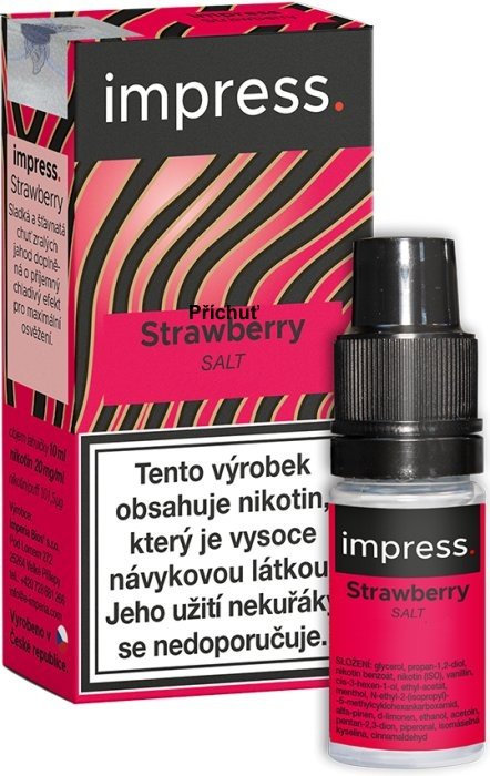 Liquid IMPRESS SALT Strawberry 10 ml - 20 mg