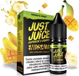 Liquid Just Juice SALT Banana & Mango 10 ml - 20 mg