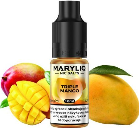 Liquid MARYLIQ Nic SALT Triple Mango 10 ml - 20 mg