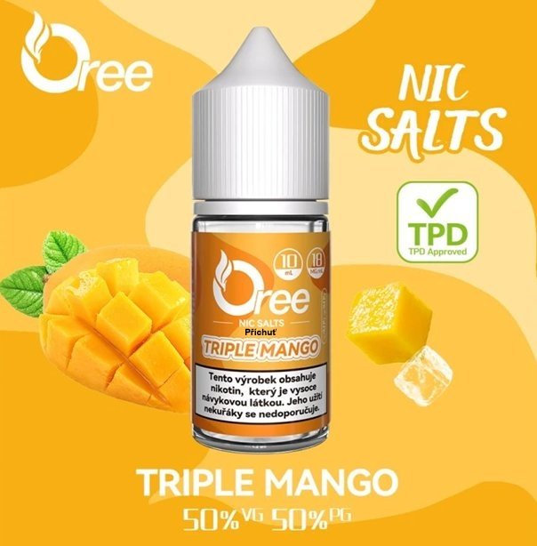 Liquid Oree SALT Triple Mango 10 ml - 18 mg