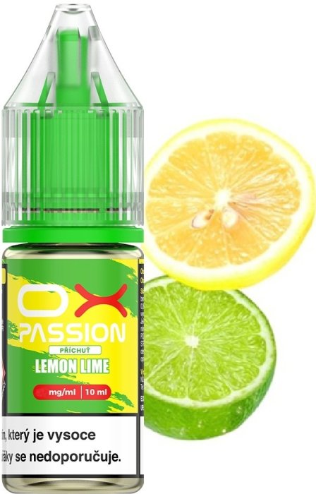 Liquid OXVA OX PASSION Salts Lemon Lime 10 ml - 20 mg