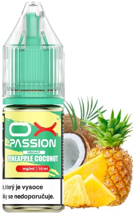 Liquid OXVA OX PASSION Salts Pineapple Coconut 10 ml - 10 mg
