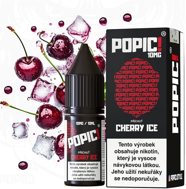Liquid POPIC! Salt Cherry Ice 10 ml-10 mg