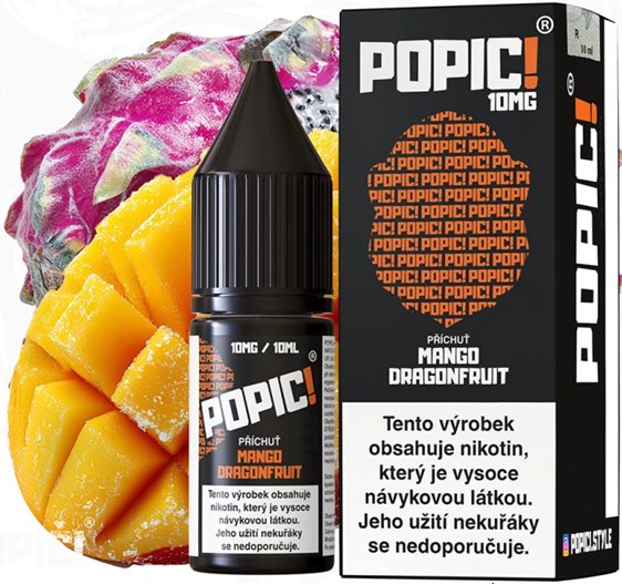 Liquid POPIC! Salt Mango Dragonfruit 10 ml-10 mg