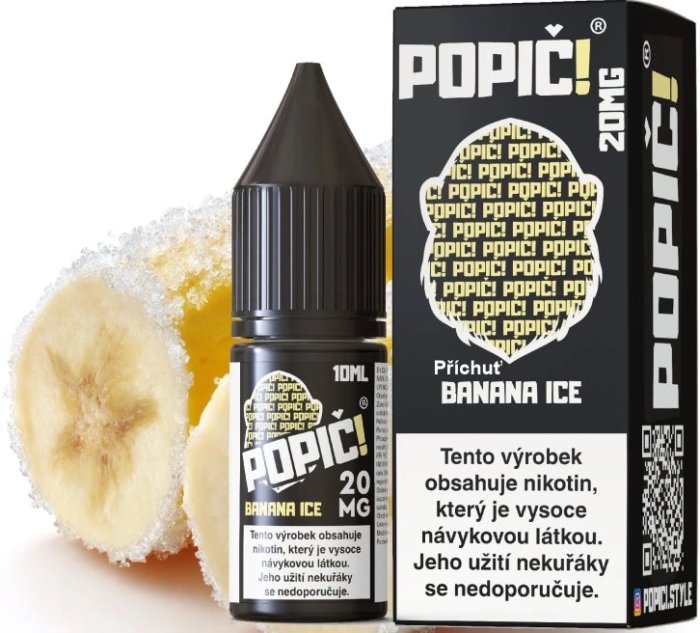 Liquid POPIC! Salt Banana Ice 10 ml-20 mg