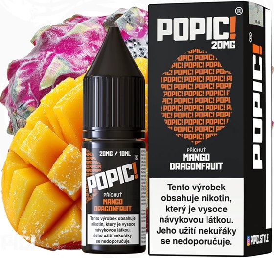Liquid POPIC! Salt Mango Dragonfruit 10 ml-20 mg